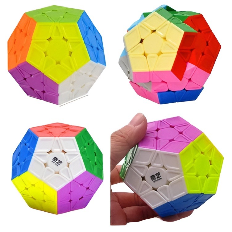 Megaminx Cube 3X3X3 Super Smooth and Stickerles Multicolor Toy for All. 