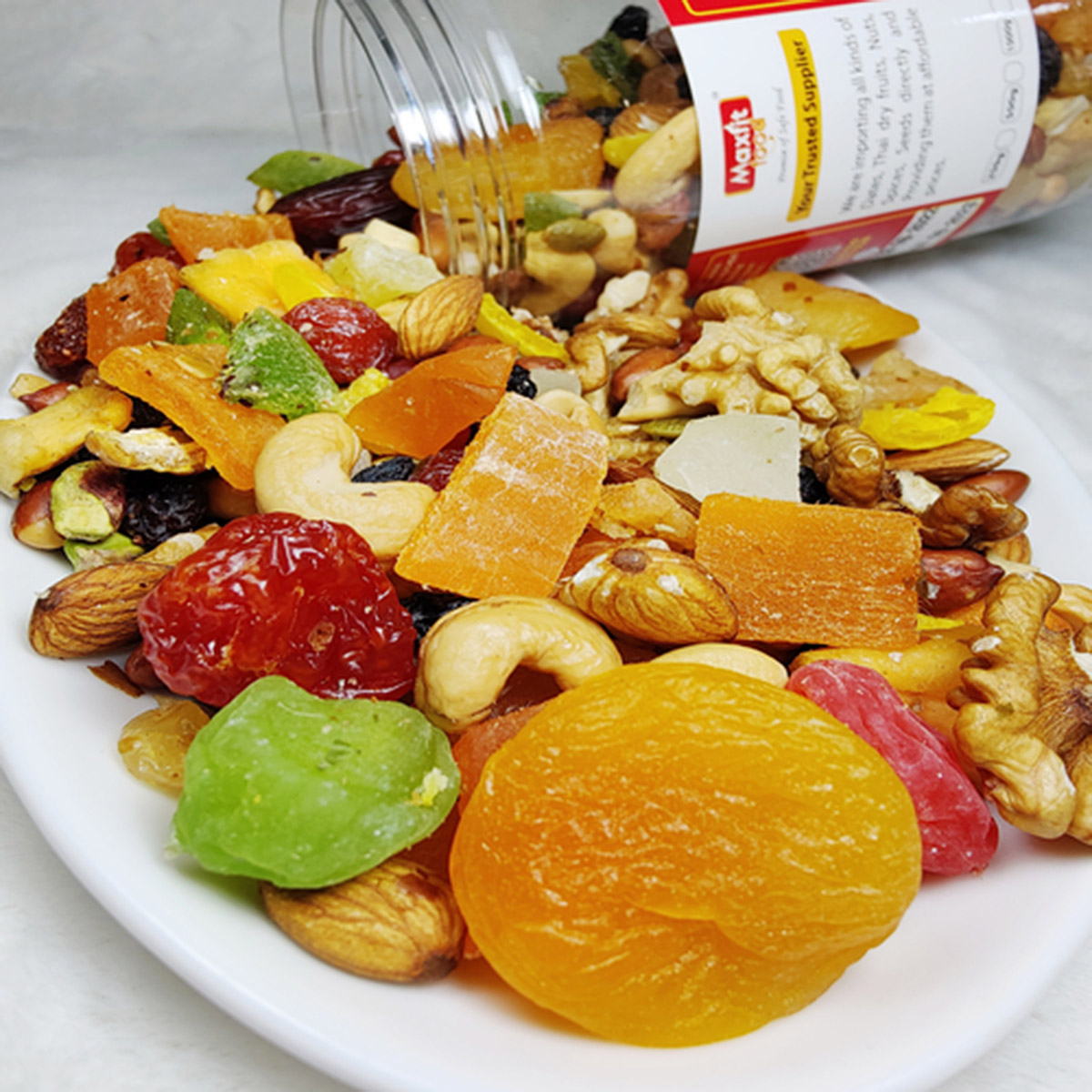 Premium Quality 35 Items Mixed With Dried Fruits 500G