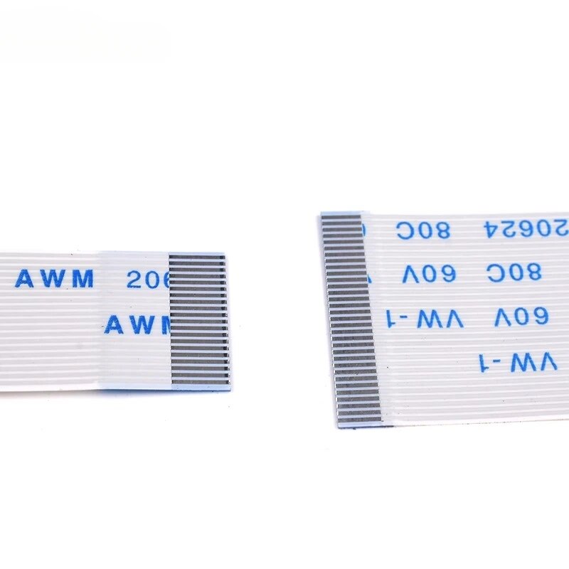 10PCS FPC/FFC Ribbon Flexible Flat Cable 24 26 30 32 34 40 Pin Pitch 0.5/1.0MM Wire Length 6/10/15/20/25/30/40CM Forward Reverse. 