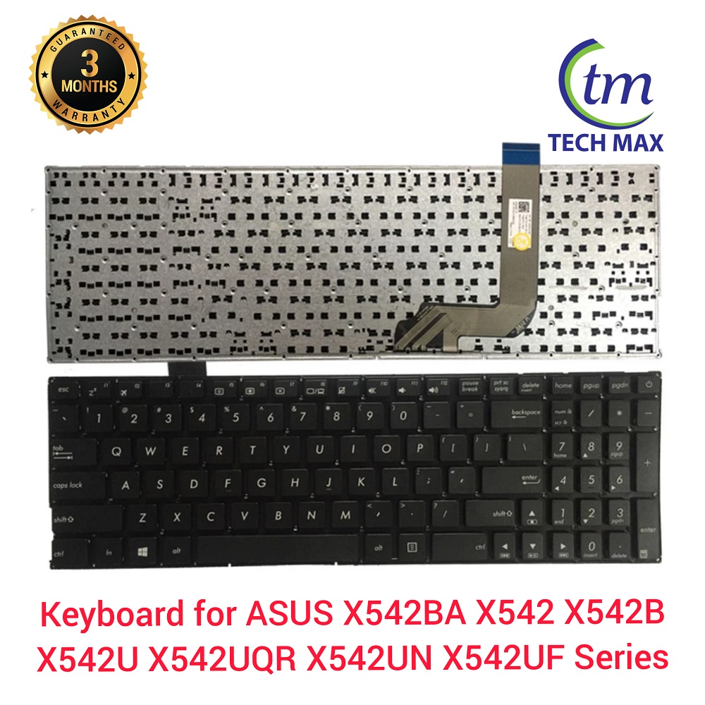 Asus Laptop Keyboard For Asus A542U A580 X542 X542UQ X542UR X542BA X542B X542U Laptop Keyboard US Layout. 