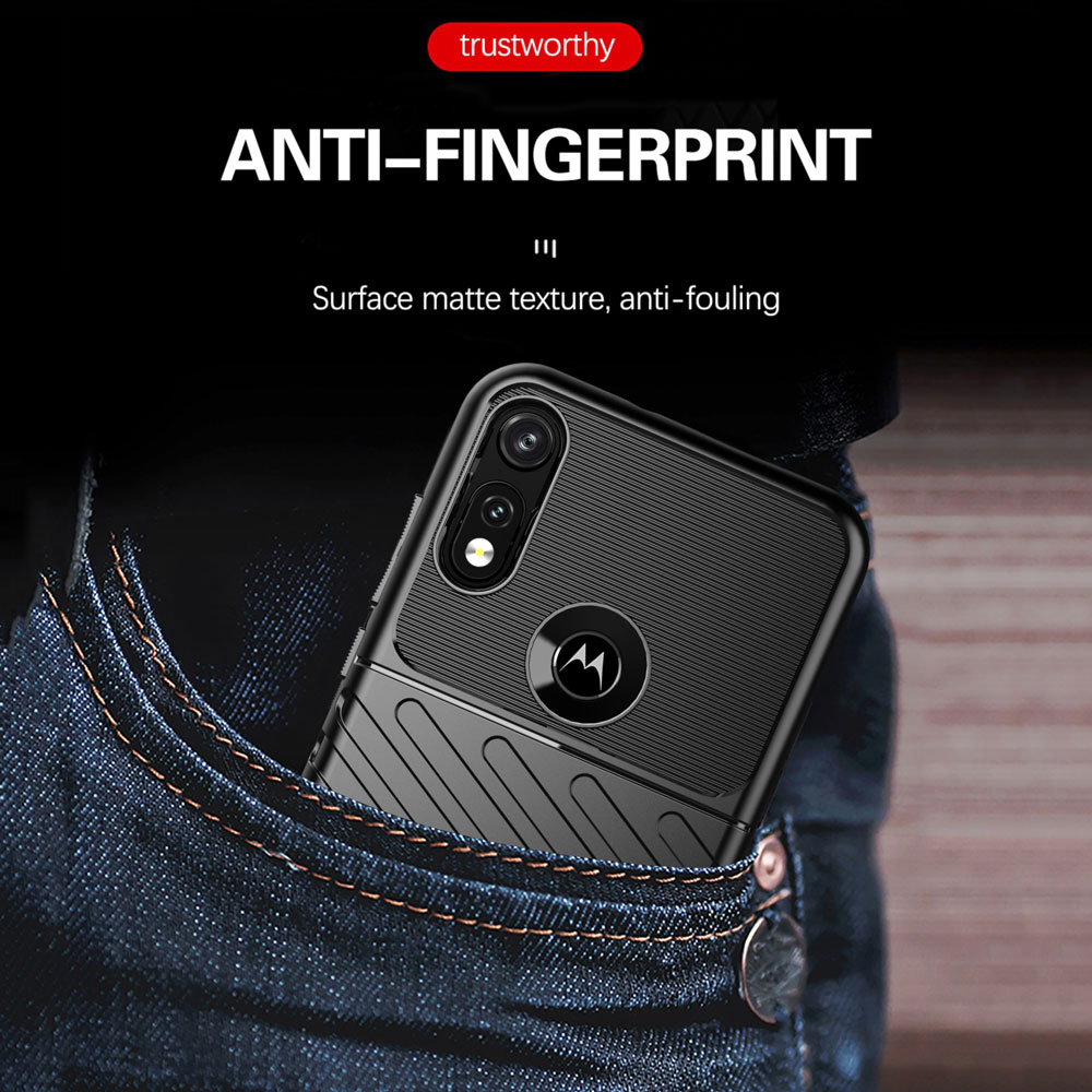 Case for Motorola Moto E (2020) Soft TPU Raw Material Military Grade Anti-Drop Protection Shell is Suitable. 