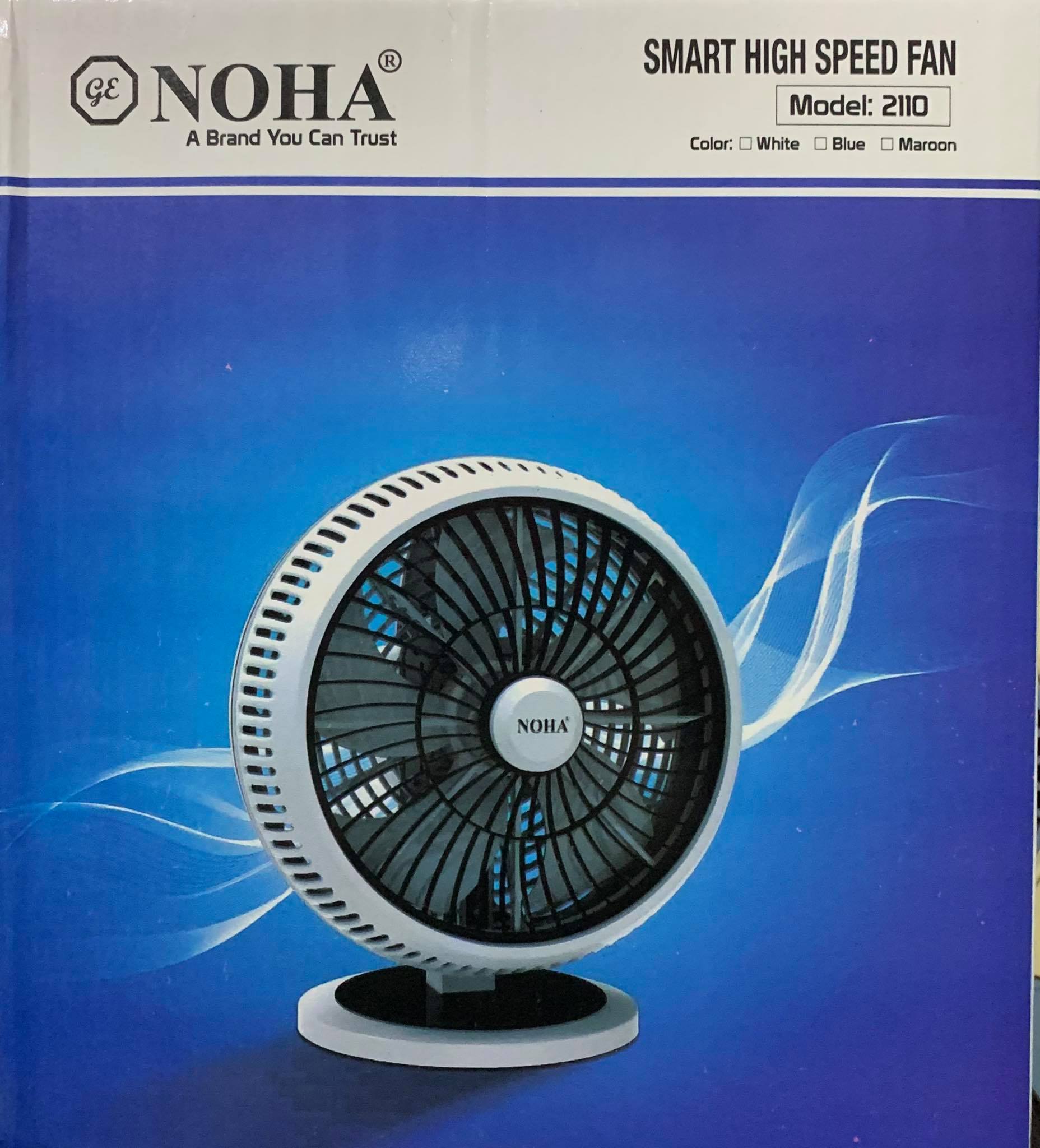 NOHA Smart High Speed Fan 10 inch. 