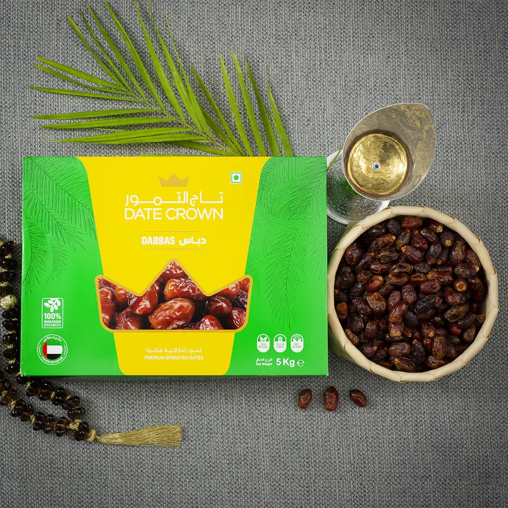 Dabbas Date Crown Premium Dates 1kg. 