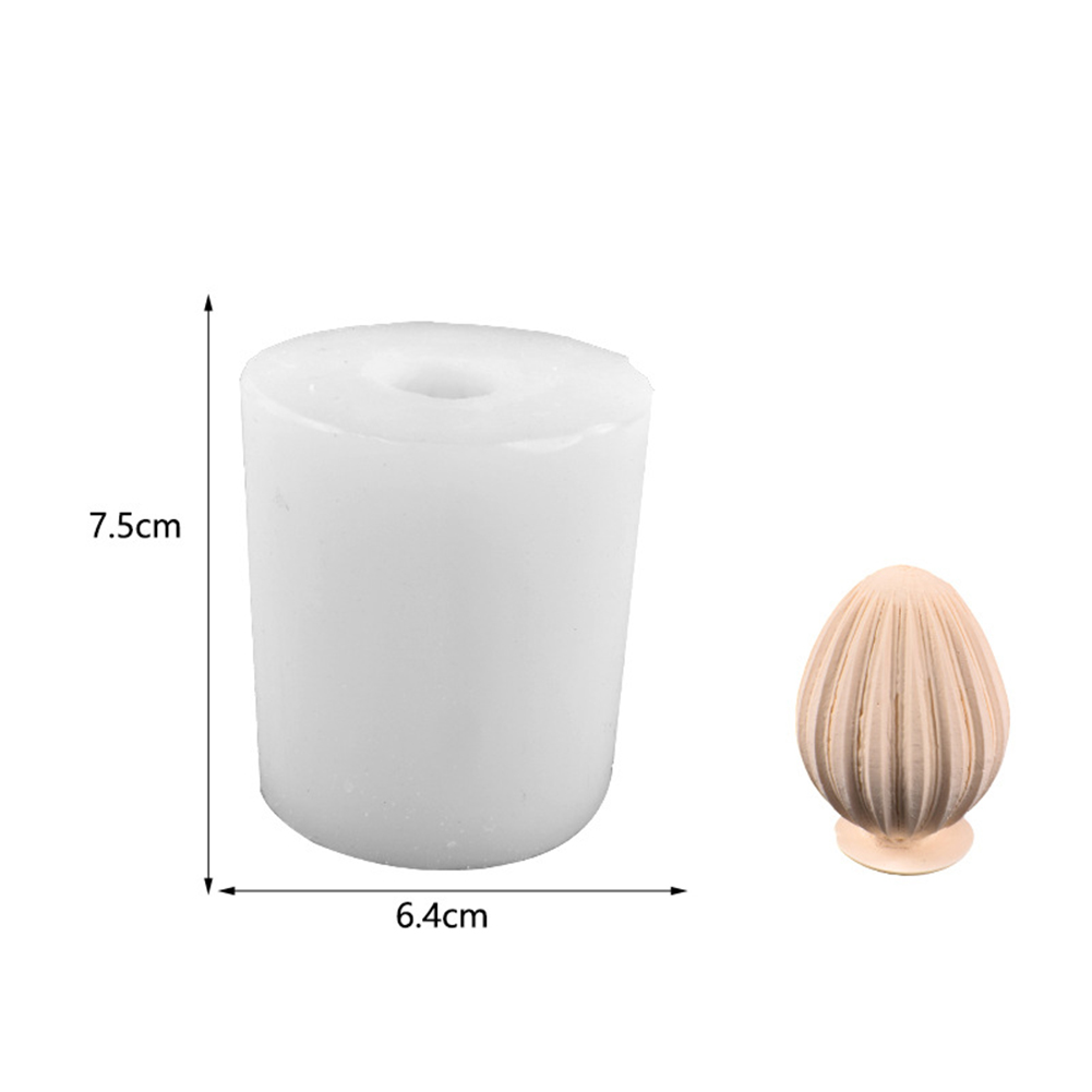 GC Reusable Easter Eggs Silicone Mold Diy 3d Simulation Egg Candle Moulds For Easter Party Decoration. 