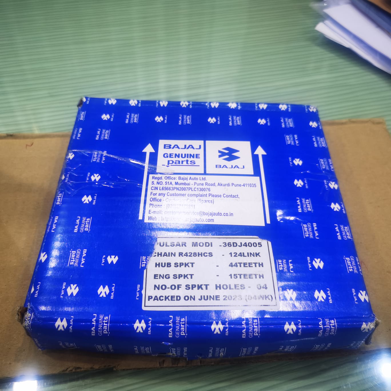 Chain Sprocket Set Bajaj-Pulsar 150 Single Disc all model. 