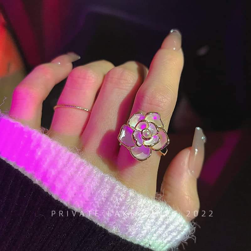 Flowers Rings Luxury Women Engagement Wedding Ring Lovely Girls Stone Ring Jewelry for Female Gift