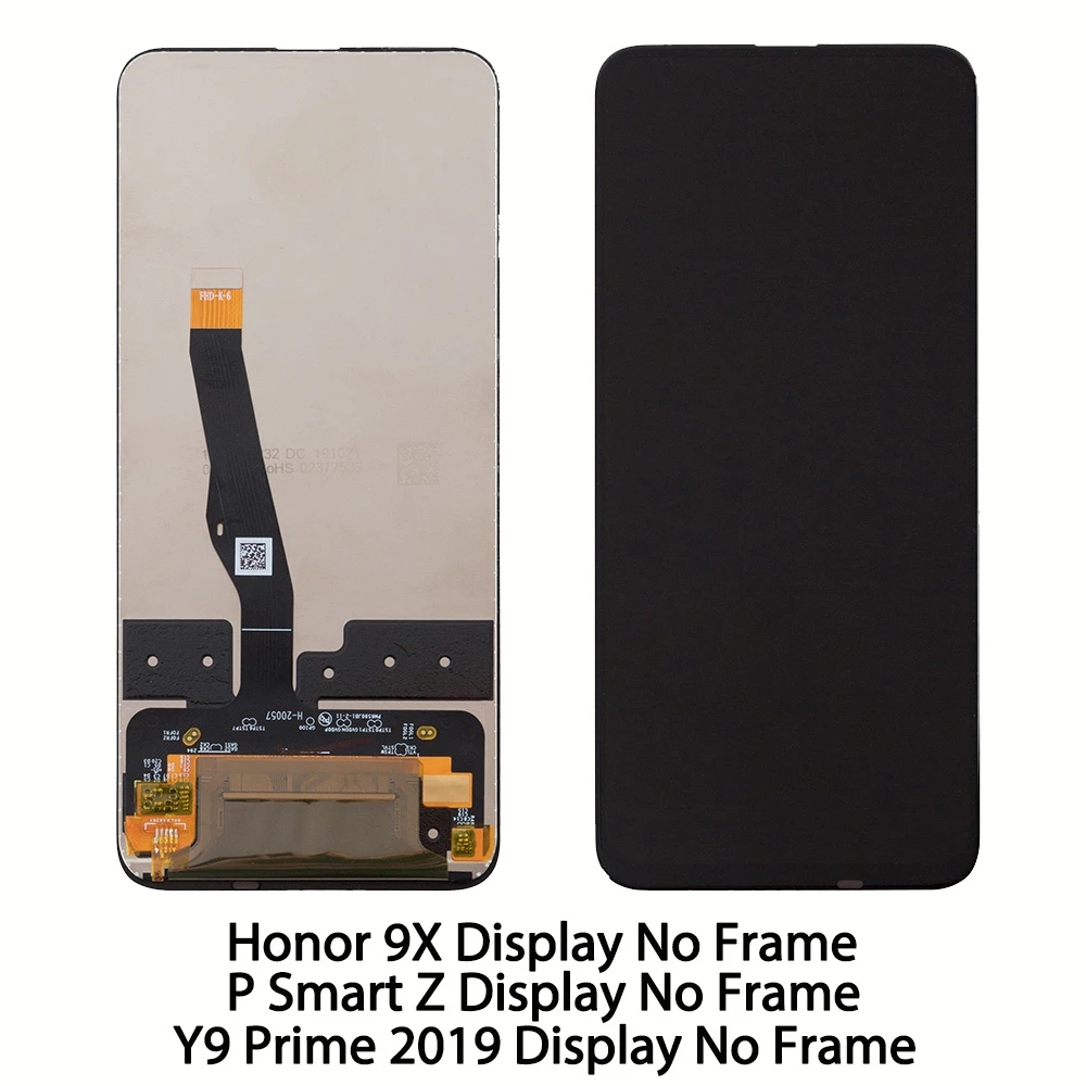 LCD No Frame For HuaWei Y9 Prime 2019 Y9s P Smart Z Display Touch Screen Digitizer Assembly Replacement Parts. 