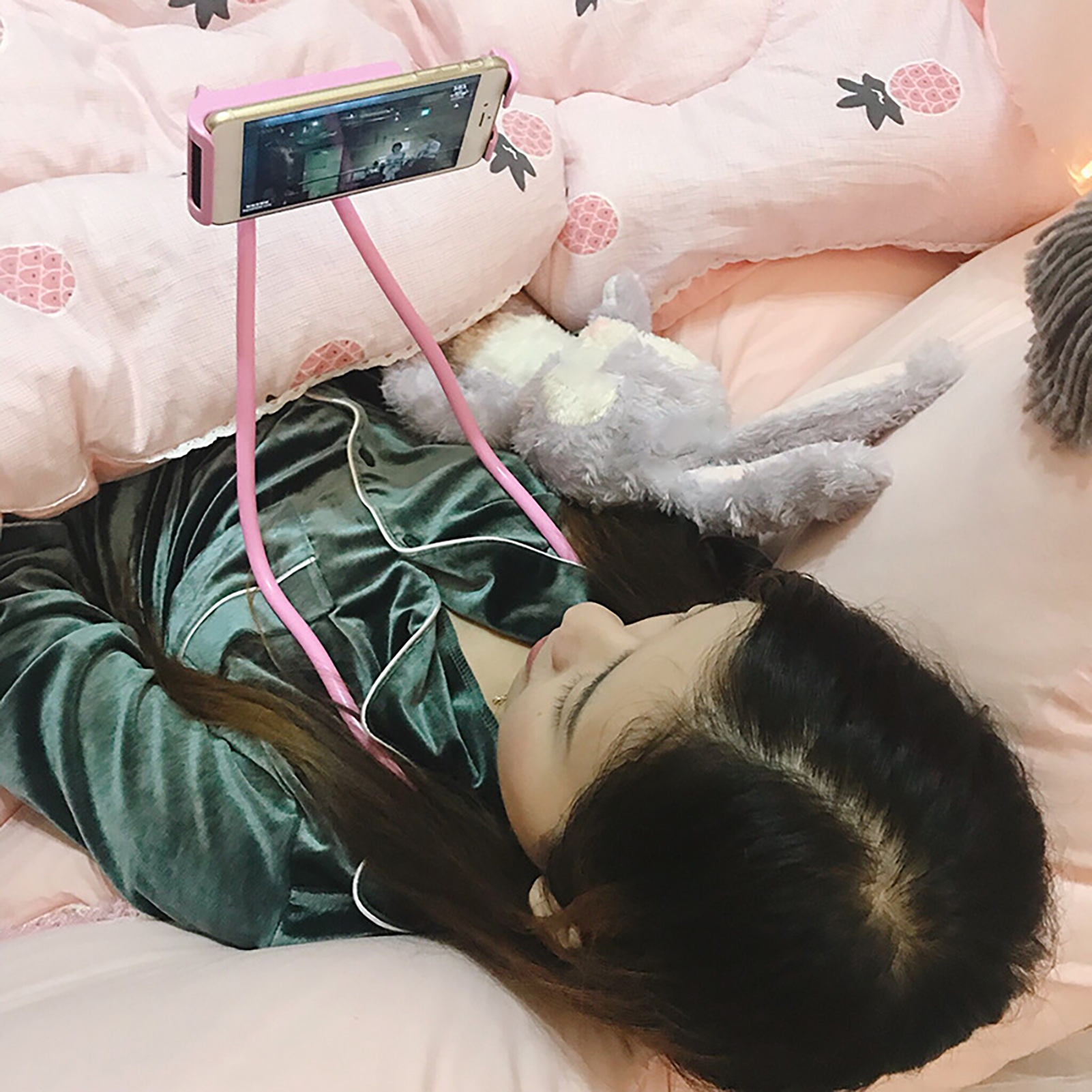 Phone Holder Steady Universal Neckband Flexible Phone Lazy Brket. 