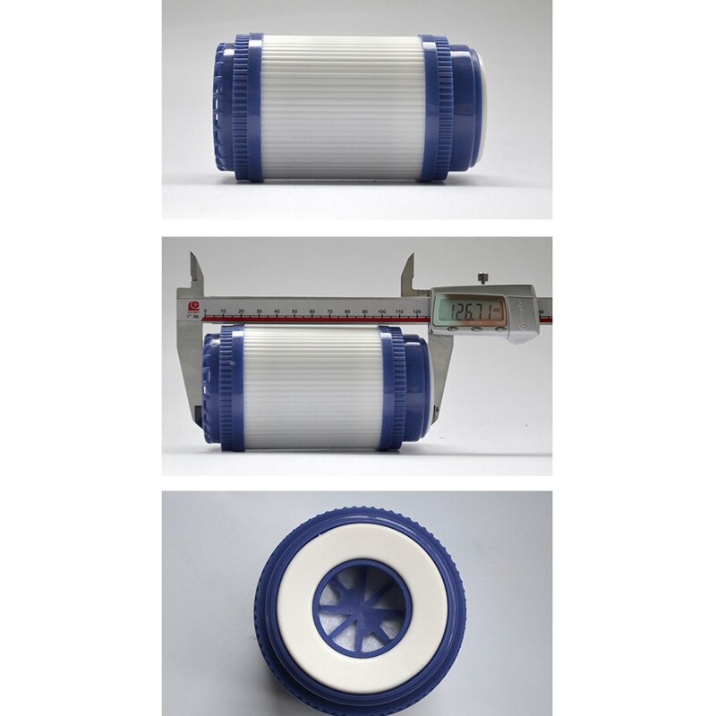 5Pcs/Set 5 Inch Water Purifier Udf Granular Activated Carbon Filter Cartridge Taste/Odor  For Reverse Osmosis-white. 