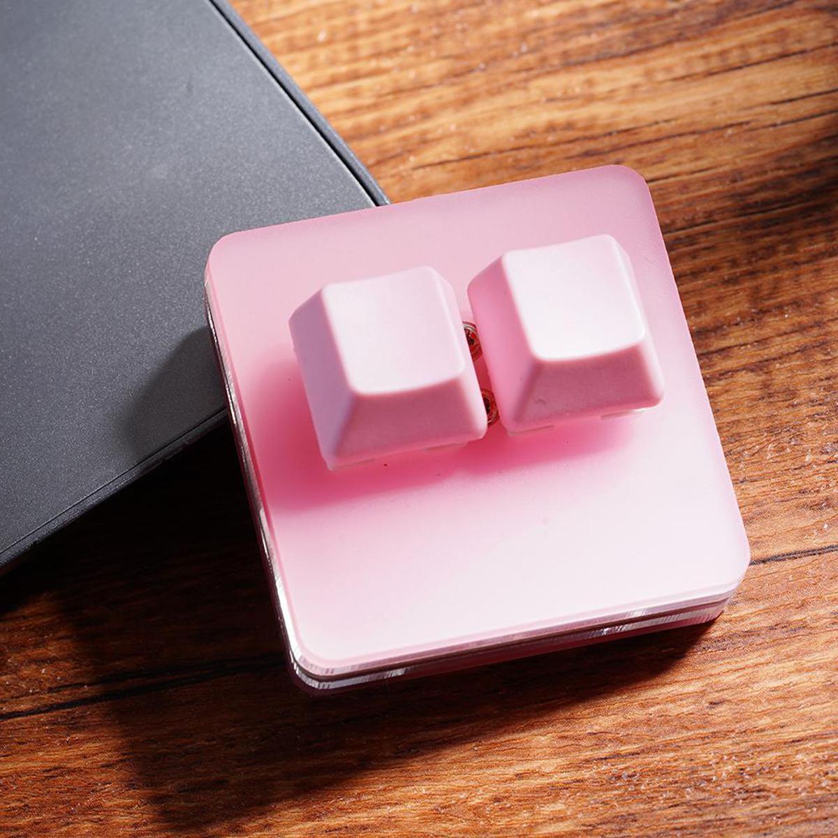 Mini Keyboard 2 Keys OSU Gaming Keyboard Programmable DIY Mechanical Keyboard Macro Keypad Custom Shortcut Keys