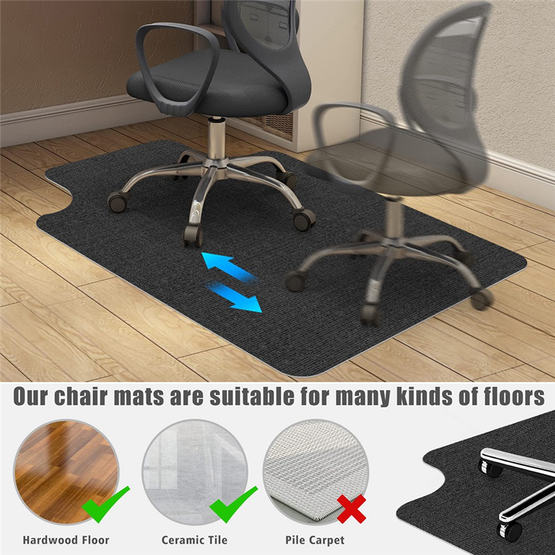 Office Chair Mat for Hardwood/Tile Desk Chair