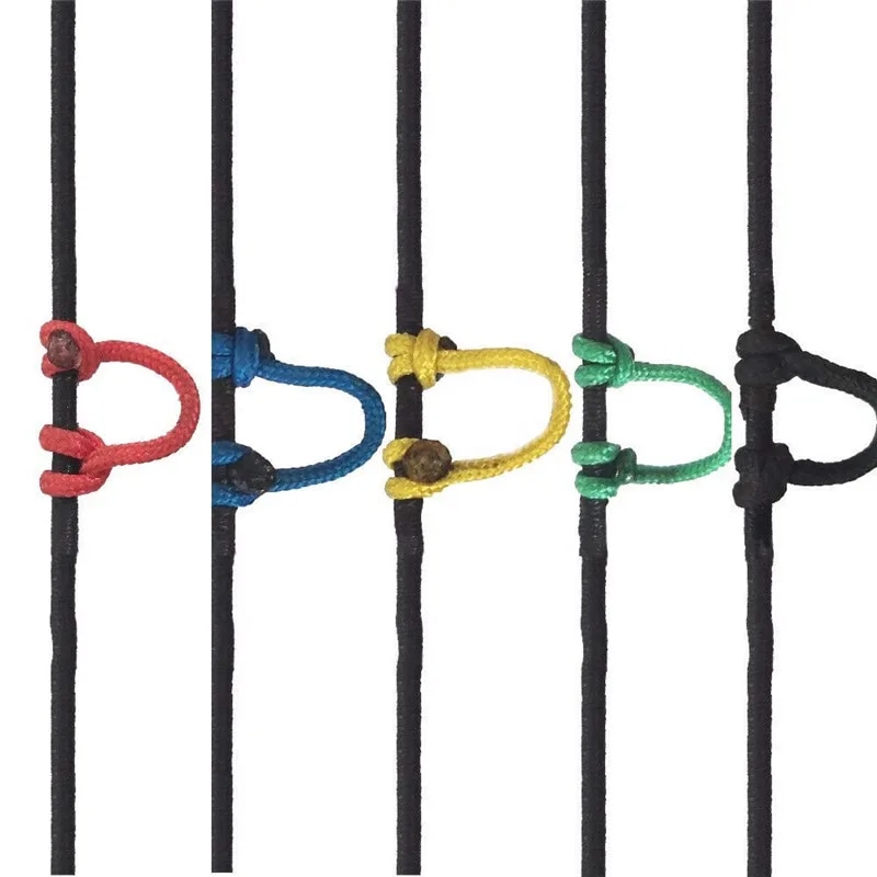3 Meter Compound Bow D Loop Rope Nylon String Cord Release U Rope for Outdoor Camping Archery Bow Hunting Accessories. 