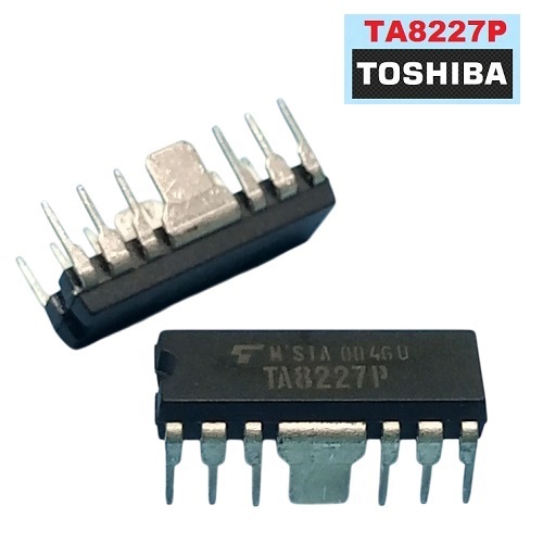 1ps- TA8227P DIP 9V 3x2W Stereo Audio Power Amplifier TA8227 IC