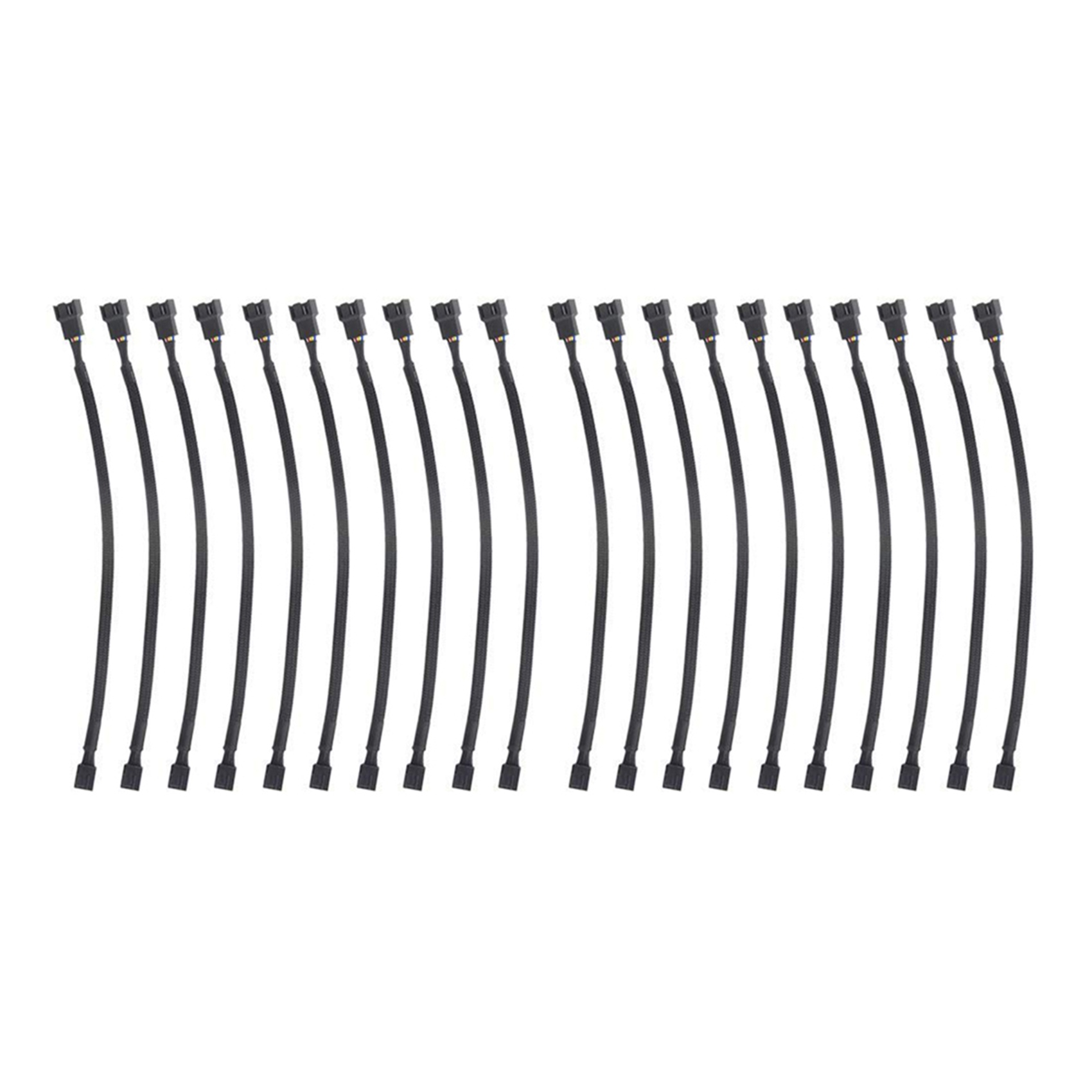 20PCS 4 Pin PWM Fan Extension Power Cable Connector Case. 