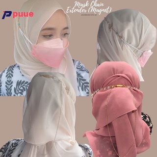 Magnetic mask chain mask adapter 2 in 1 hijab mask extension mask extender Mask Hanging Rope Face Mask Lanyard Mask. 