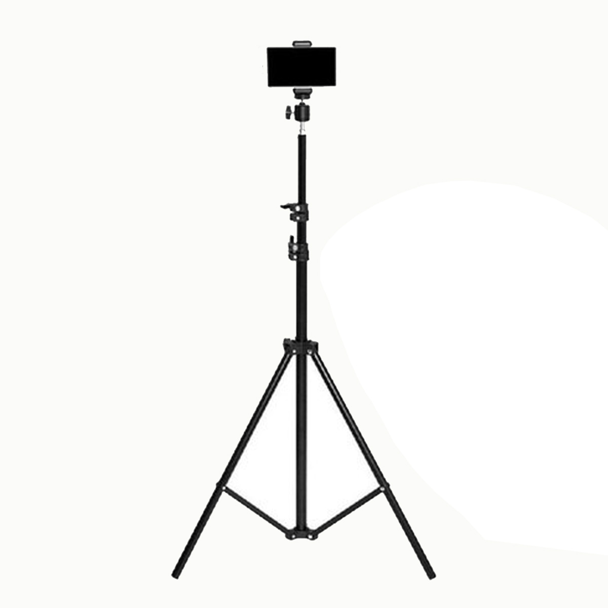 7-Foot Tripod Stand with Free Mobile Holder Included - Ideal for Mobile Devices and Content Creation. 