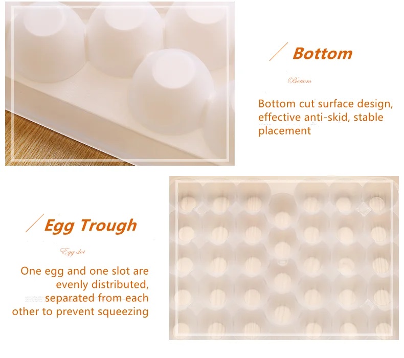 Organize 34 Eggs with Our BPA-Free, Food-Grade Plastic Egg Box! Comes with Lid, Perfect Fit for All Eggs. Ideal for Fridges and Kitchens. Quantity: 1 Pc.. 