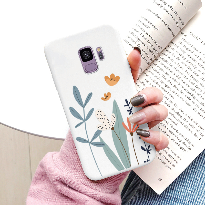 Case For Samsung Galaxy S9 S 9 Plus Phone Cover Cute Cartoon Candy Painted Soft TPU Coque For Samsung S9 Bumper S9+ S9PLUS Funda. 