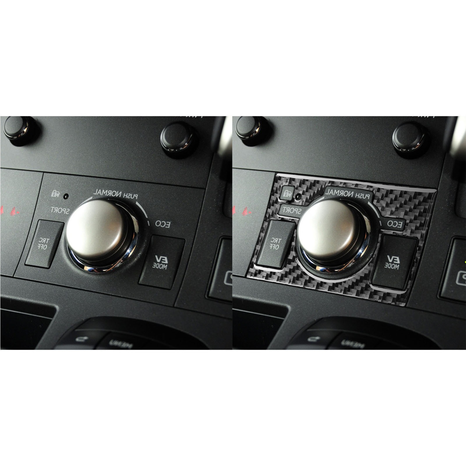 (New)Car Control Panel High-level Configuration Decorative Sticker for Lexus CT 2011-2017, Right Drive. 