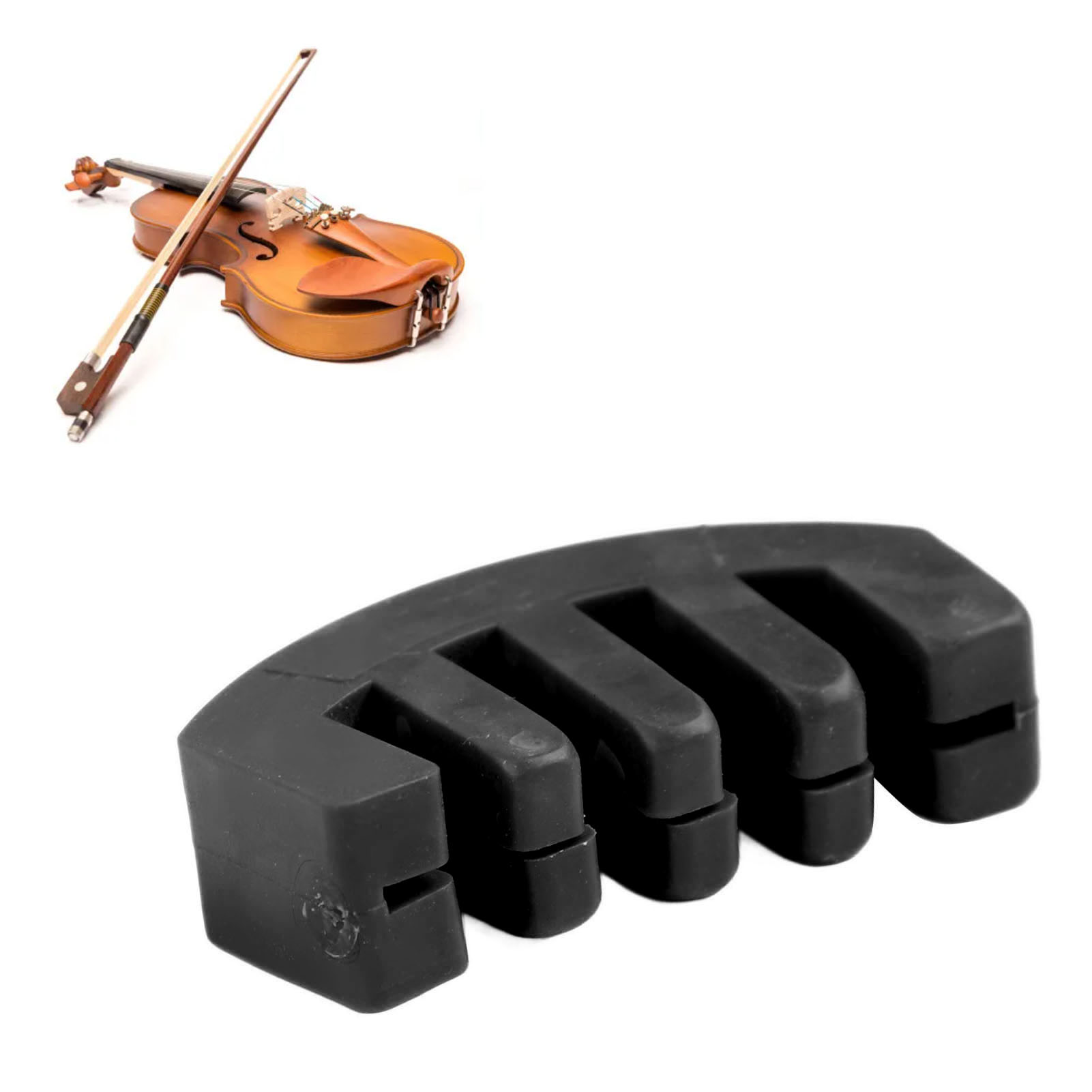Practice Violin Mute, Violin Silencer Flexible Widely Used Compact Design for Music Lovers. 