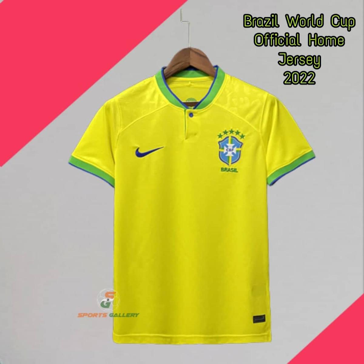 Brazil New 2022 World Cup Home Jersey / Kit - Brazil Football - Jersey