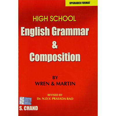High School English Grammar and Composition with solution - book. 