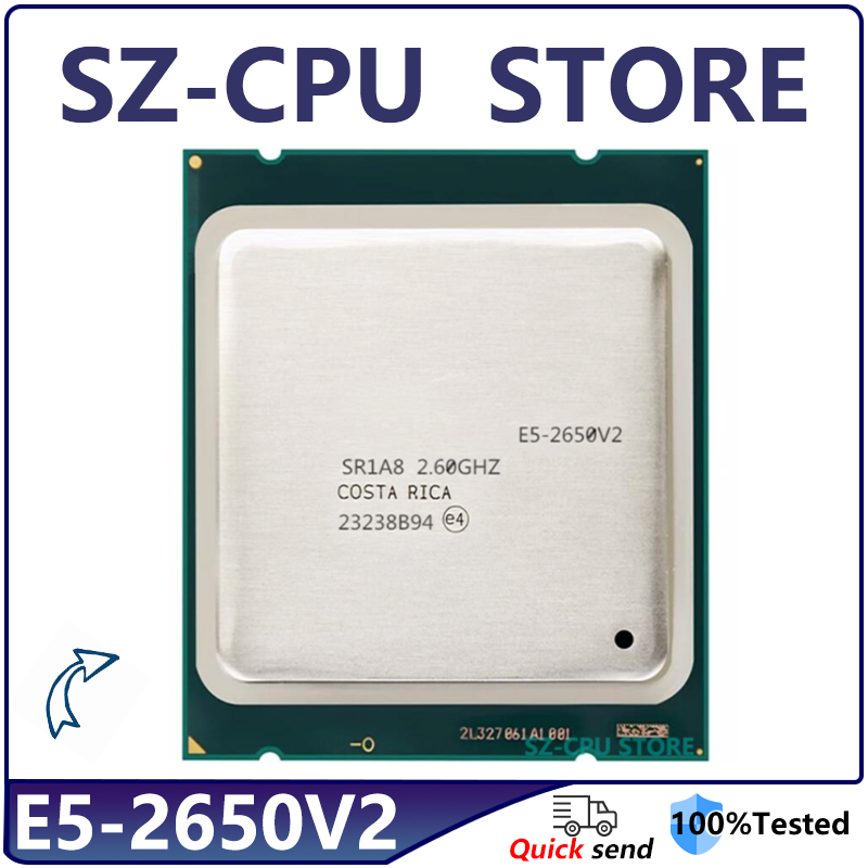 Xeon E5-2650V2 E5 2650V2 E5 2650 V2 2.6 GHz SR1A8 Eight-Core Sixteen-Thread CPU Processor 20M 95W LGA2011