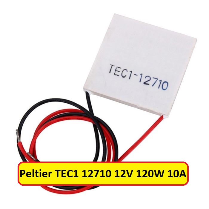 10A 12V Peltier 12710 Peltier TEC112710 Peltier Module 12V 12710 120W 10A 40mm Thermoelectric Cooler Peltier Module With Leads Cables