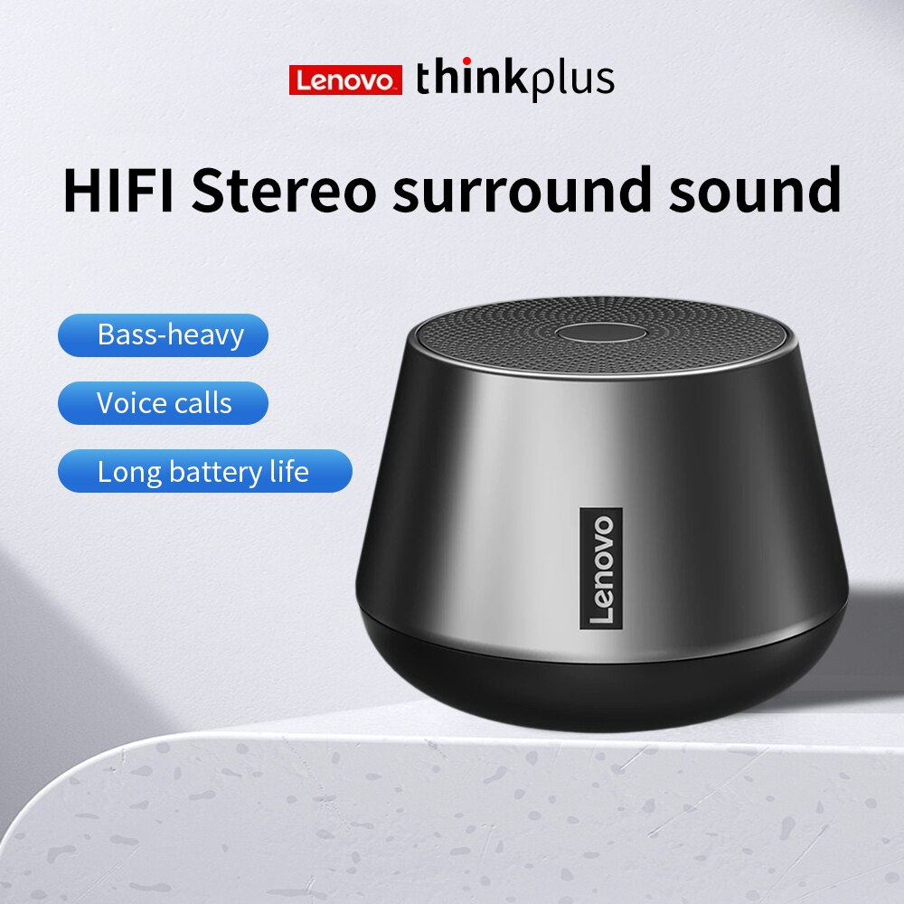 Lenovo K3 Pro Bluetooth Speaker Portable Mini Outdoor Wireless Speakers Music Surround Loudspeaker HD Voice Shocking Bass. 