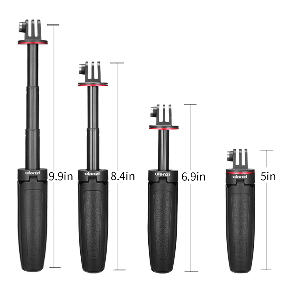 ulanzi MT-09 Mini Extendable Desktop Tripod Handheld Photography Bracket Stand Vlog Selfie Stick Compatible with DJI Osmo Action Camera GoPro Hero 8/7/6/5. 