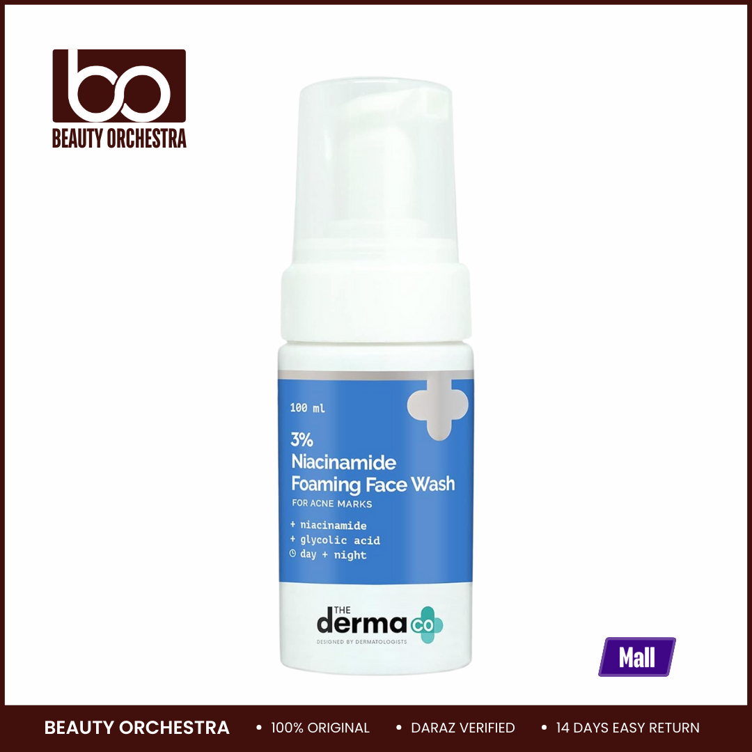 The Derma Co 3% Niacinamide Foaming Face Wash - 100ml. 