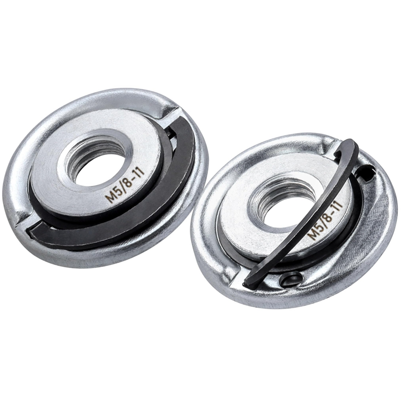 NCANRUI 2Pcs Quick Change Angle Grinder Flange Nuts 5/8-11 Grinder Nut Replacement Lock Nuts Grinder Locking Nuts. 