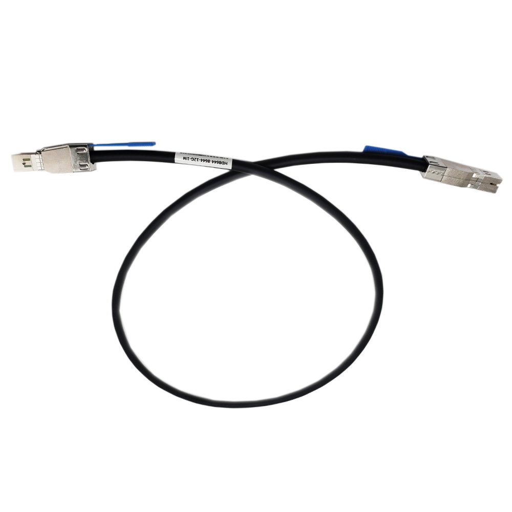Mini Multilane 4X 12 Gb/s Shielded Cage Cable,SFF 8644 TO SFF8644 Mini SAS Cable,Hard Disk Server Data Sync Transmission Cable. 