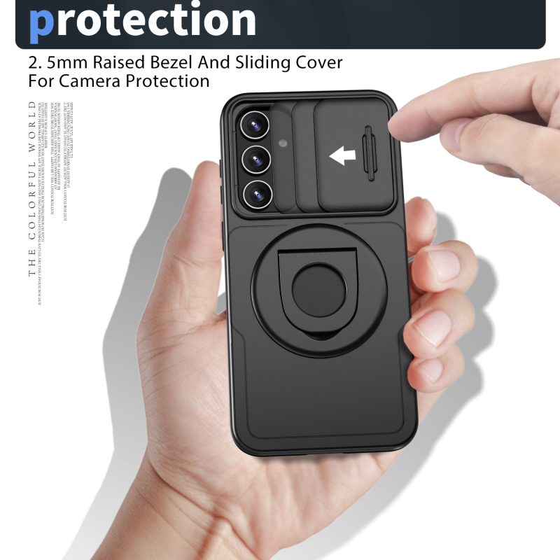 Lereach For Samsung Galaxy A55 A54 A35 A34 A24 A25 A15 A05s A14 A13 Mobile Phone Case Camera Bracket Shockproof Back Cover. 