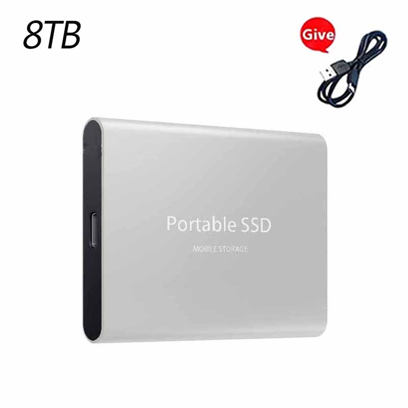 Lenovo SSD Hard Disk 1TB 2TB 500GB 128TB Hard Drive High-speed Hard Disk Portable SSD Electronics for Laptops/Computer/PC. 