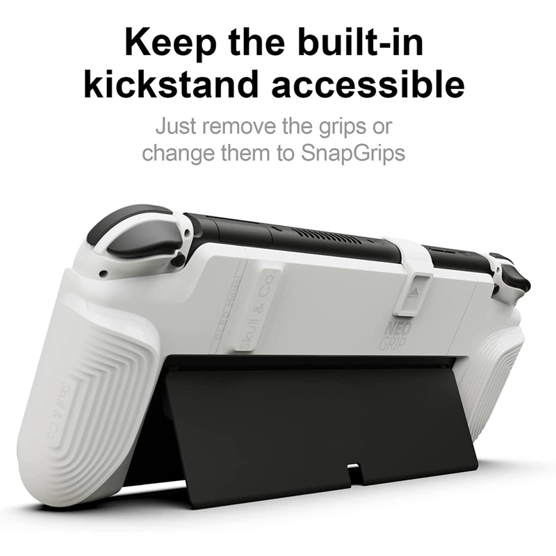 JAERBEE Replaceable Ergonomic Handle Grip Protective Case for Nintendo Switch OLED and Regular Model with Carrying Case. 