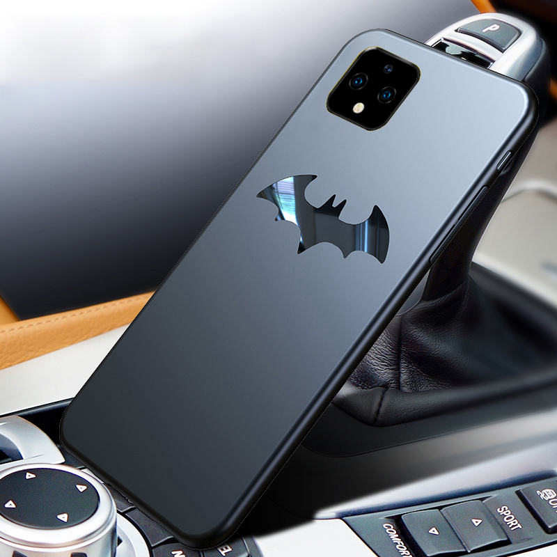 Back Cover For Google Pixel 4 XL Batman Phone Case Full protector Metal Bat design Shockproof Cover For Google Pixel4 XL Cases. 