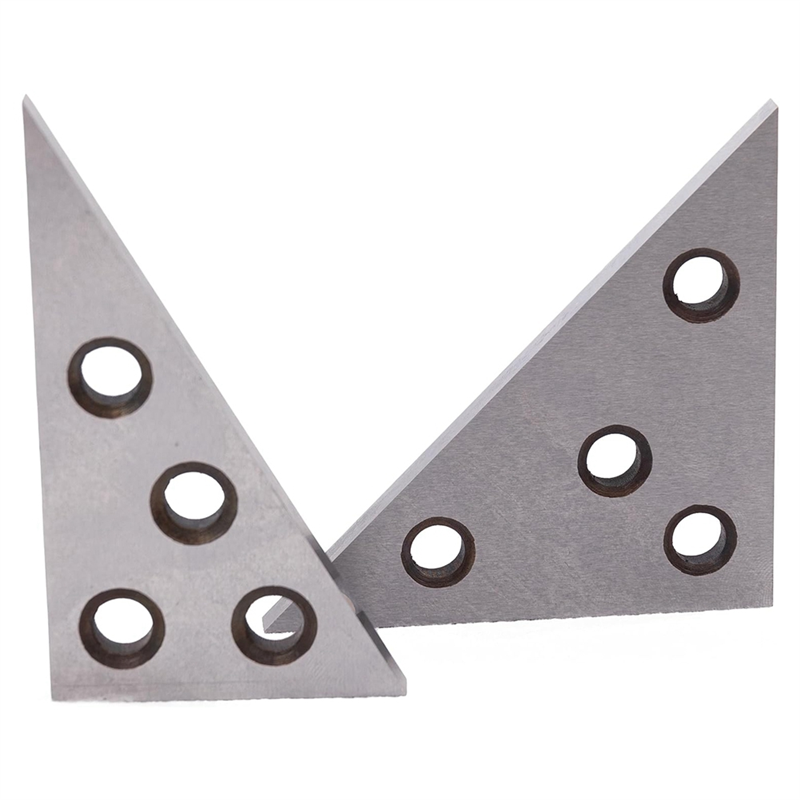 Solid Angle Plate Set 30-60-90 Degree & 45-45-90 Degree, Triangle Angle Block Hardened Steel with Precision Ground Angle Easy Install. 