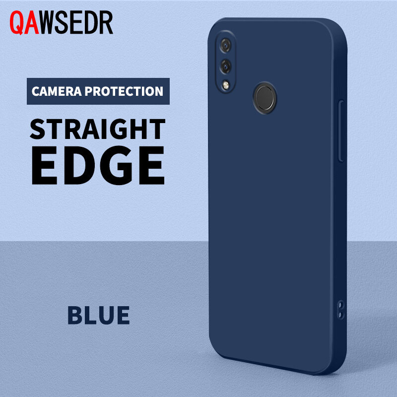 For Huawei Nova 3e Case Soft Liquid Silicone Phone Casing Shockproof Luxury Cover (Back Case Cover For Smartphone). 