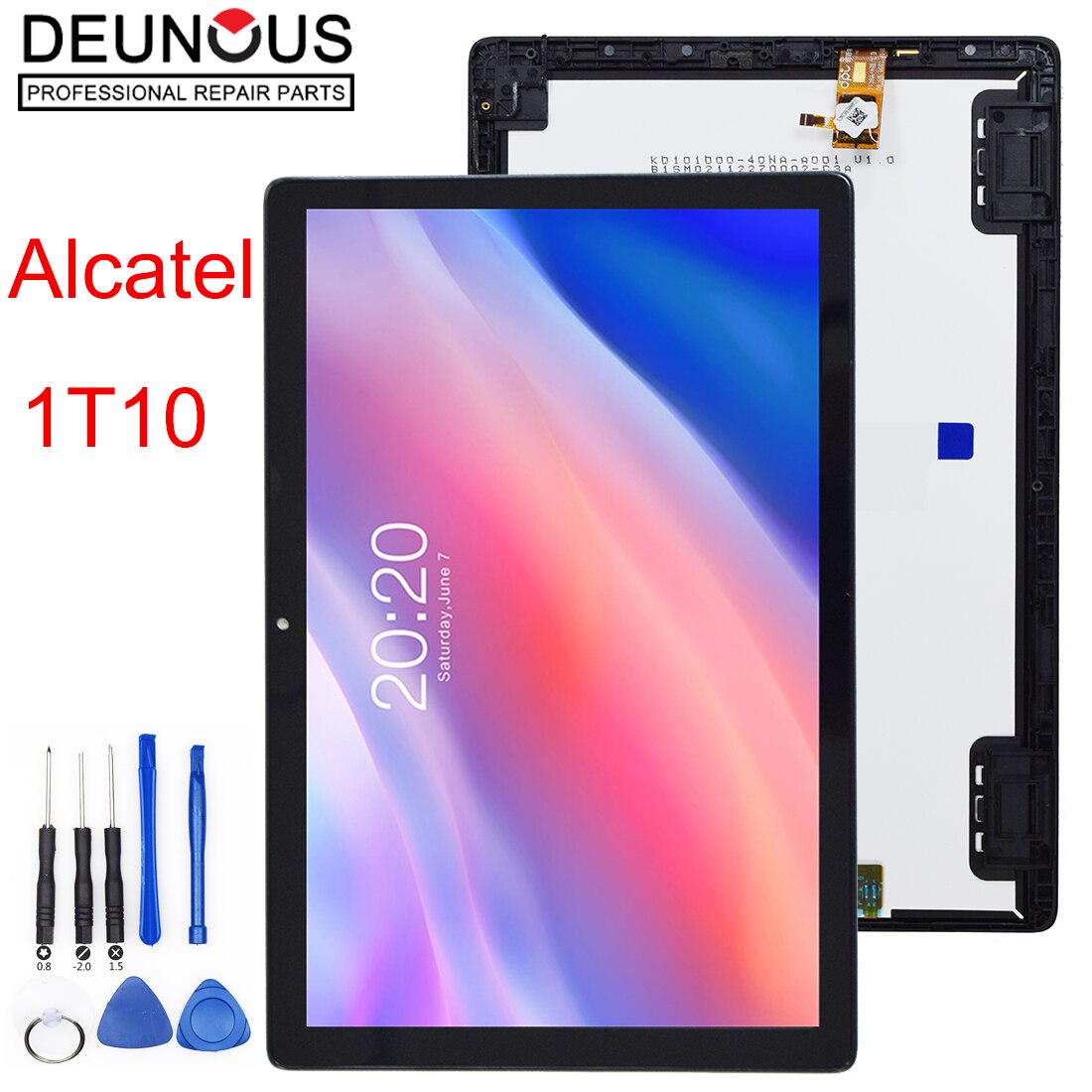New For 10.1 Alcatel 1T 10 1T10 8092 8091 2020 Wifi Smart Tablet touch screen digitizer LCD Display glass touch panel Sensor