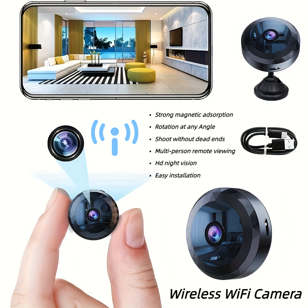 A11 IP Mini Camera Wireless WiFi 1080P HD Security Remote Control Surveillance Night Vision Mobile Detection Smart Home Camera