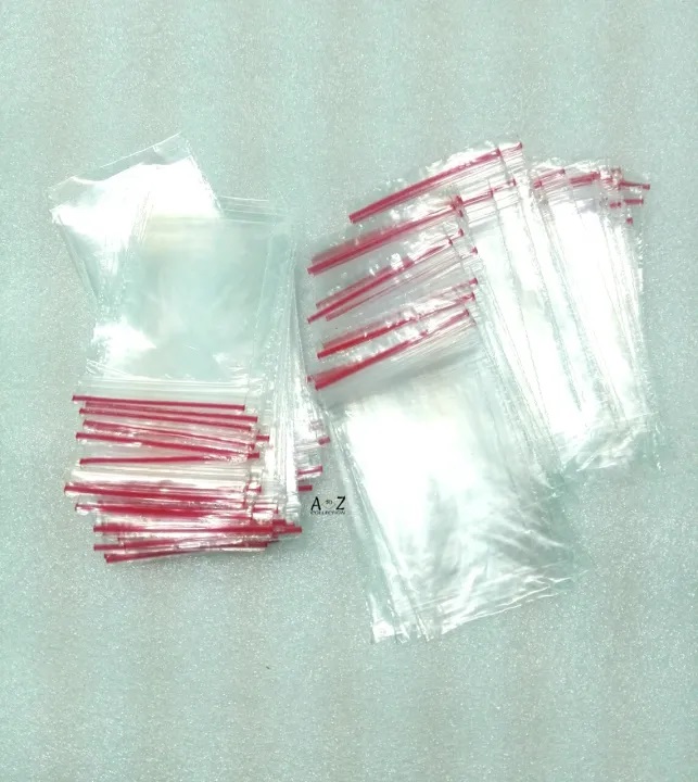 Zip/Zipper Lock Poly Bag-Plastic Packet 2x3 inch Pack of 100 Pcs