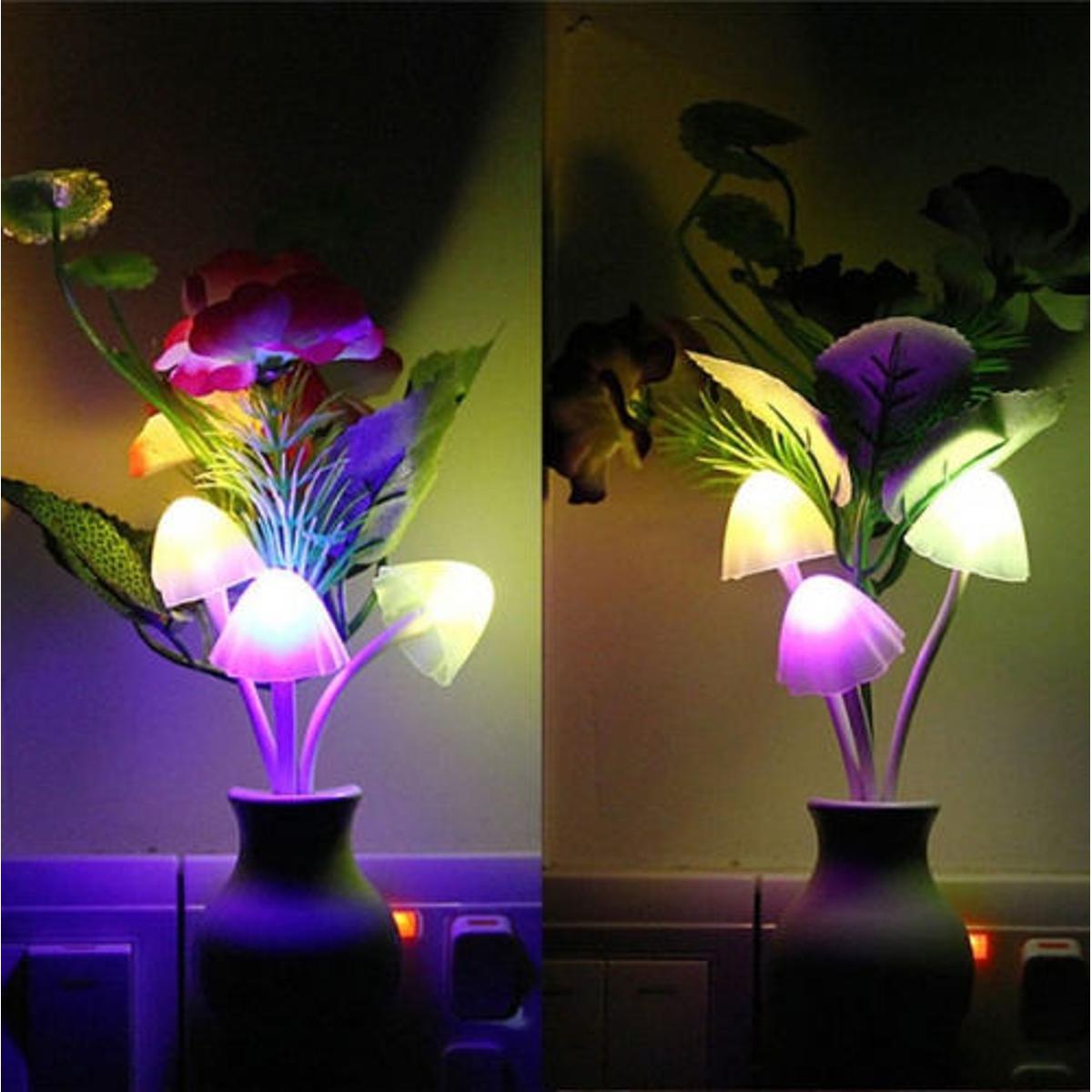 Mushroom LED Perfect Gift Colour Changing Led Night Light Mushroom Dream Bed Lamp-Multi Design