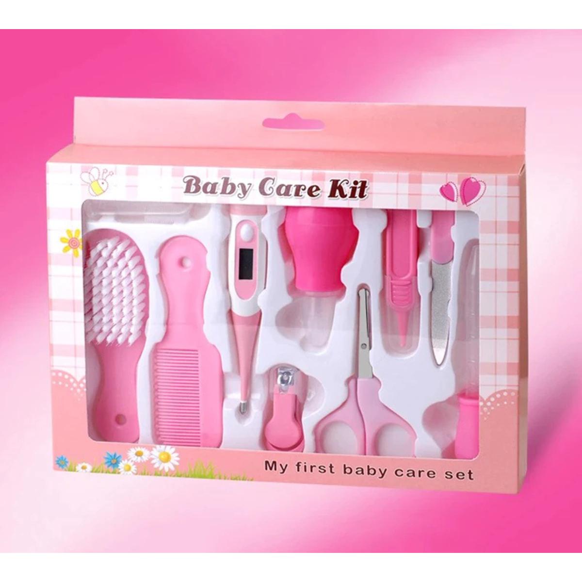 10 Pcs Baby Care Kit Set – Infant Toddler Grooming & Health Care Essentials (Multicolor)