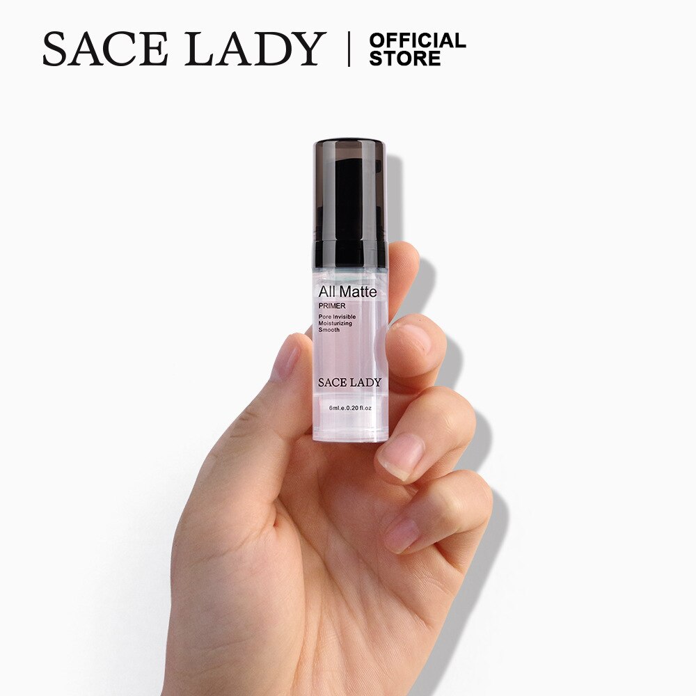SACE LADY Face Primer Base Natural All Matte Foundation Pores Invisible Oil-Control Base Moisturizing Smooth Fine Lines Cosmetic. 