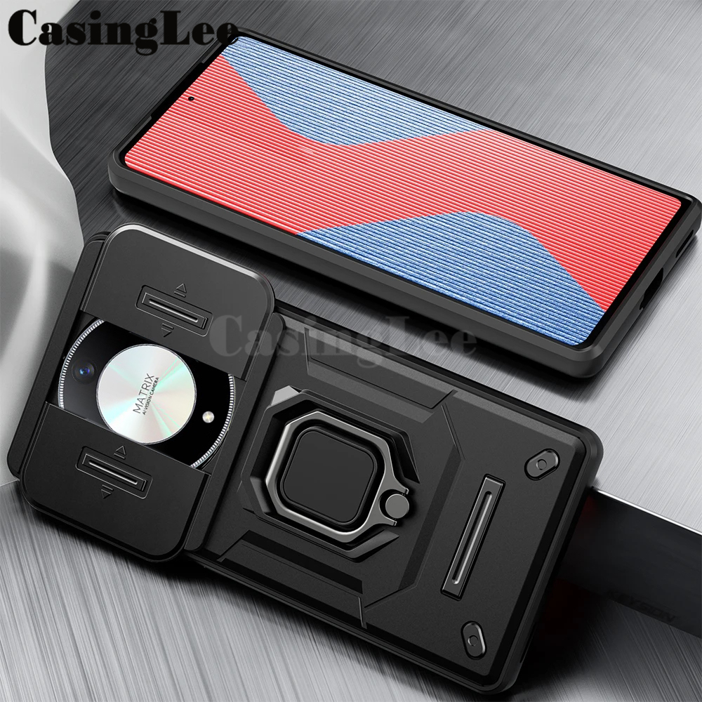 For Honor X9B Armor Ring Case Cover adsorb Car Holder Shockproof Camera