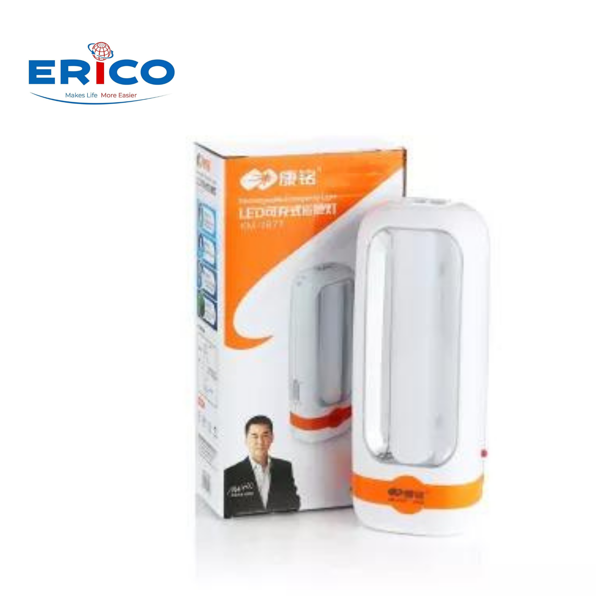 Rechargeable LED + Torch - Emergency Light LED KM-7677. 