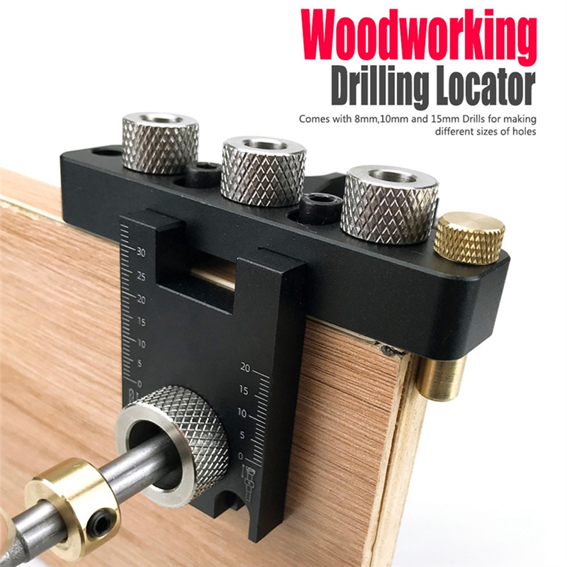 Adjustable Doweling Jig Puncher Tools Best Dowel Jig 8MM 10MM Bushes Drilling Guide Locator. 
