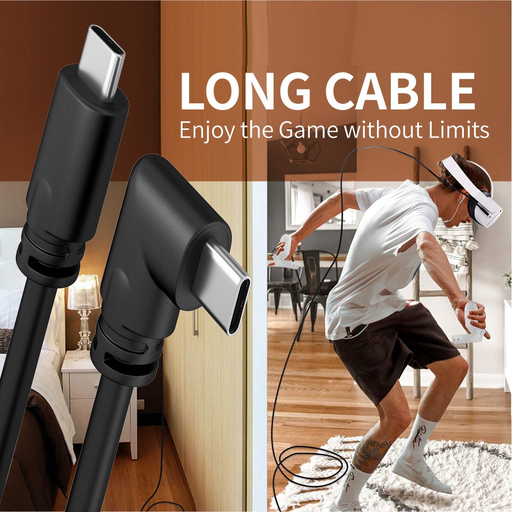 Link Cable for Quest 2 USB 3.1 Data Transfer VR(C-C,5M). 