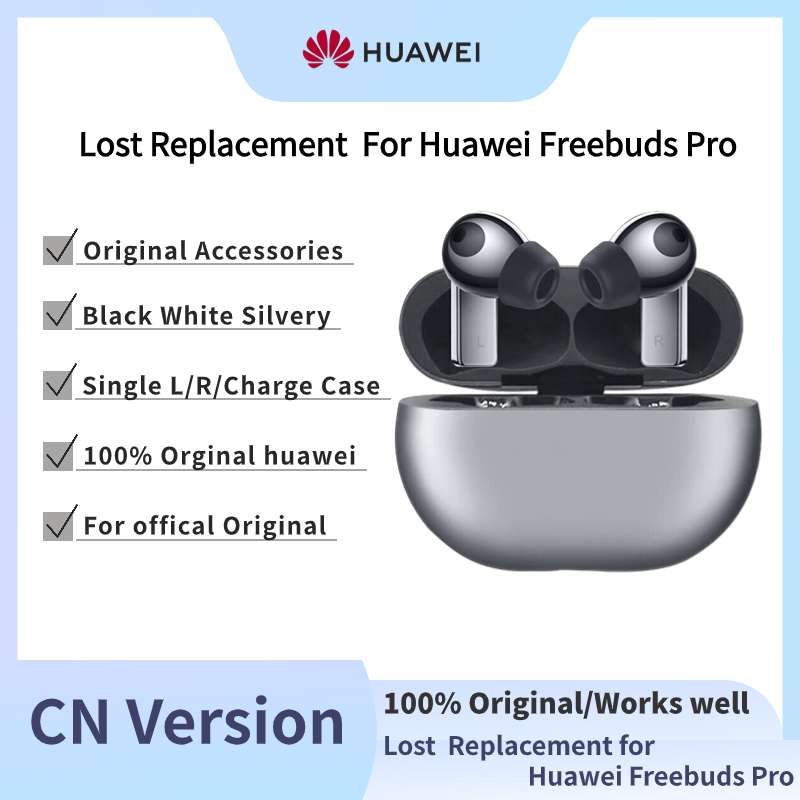 Replacement For Huawei Freebuds Pro Original Single Left or Right Earbuds or Charging Case Wireless Bluetooth Headphone Parts